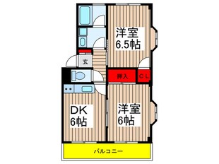 ＮＳコ－ポ９２の物件間取画像